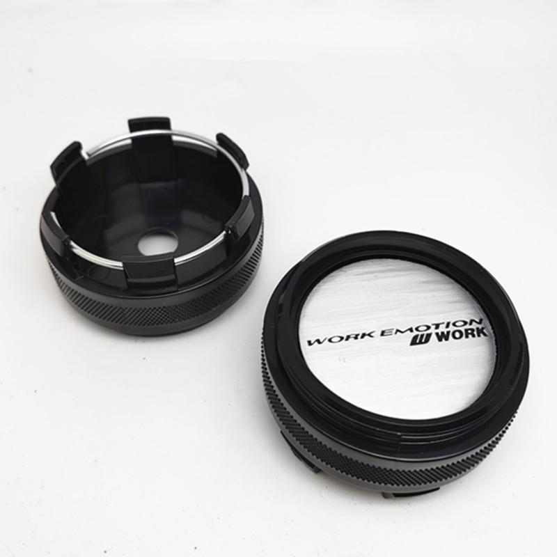 4pcs 62mm 56mm W Work Emotion Wheel Center Caps Hub Cover Car Rims Dust Proof Hubcaps Emblem