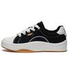 Li Ning Молодежные детские спортивные туфли для жизни серии Uncommon Rebound Fashion Classic Скейтерские туфли с низким верхом для детей, черные, белые, YKCT122-3