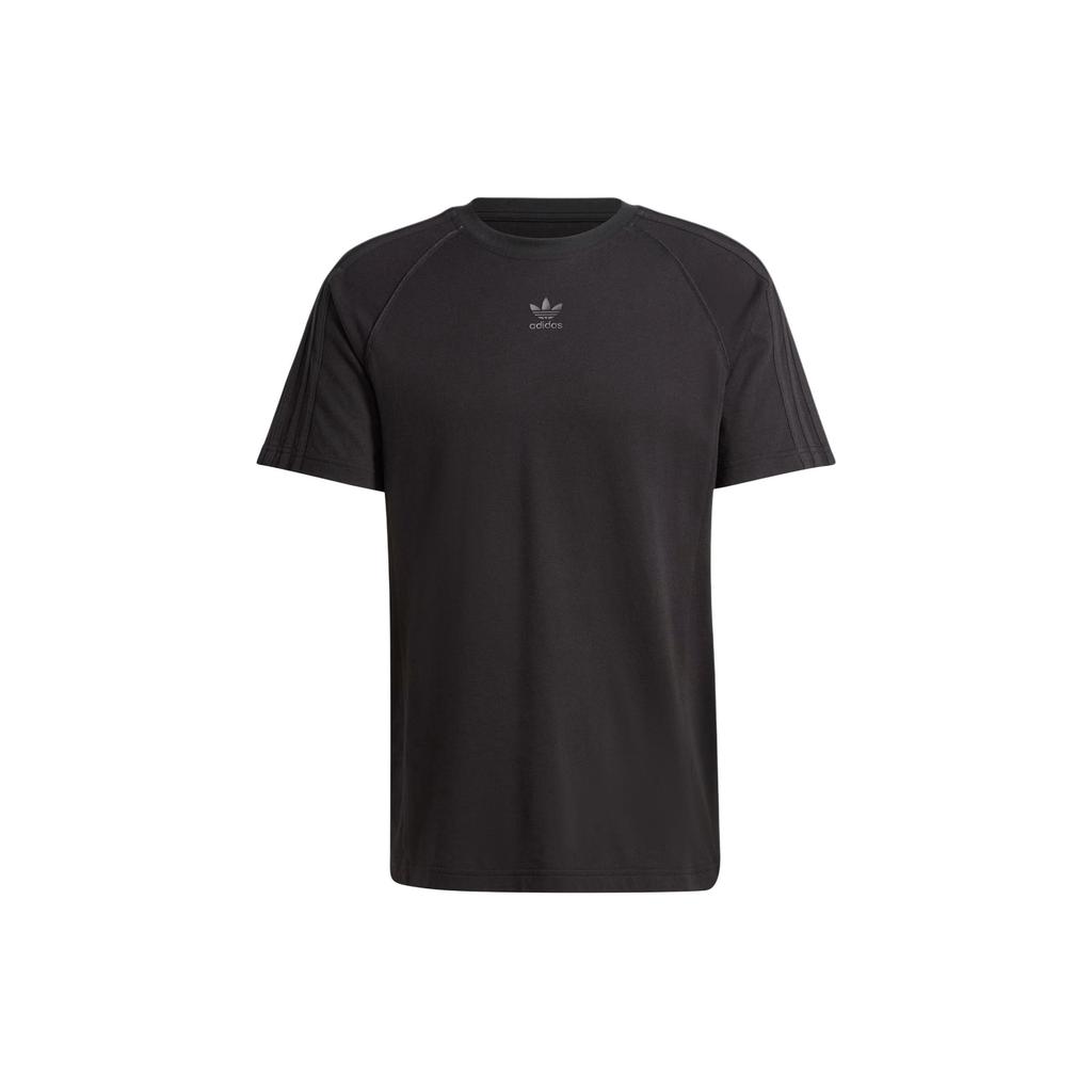adidas Футболка Originals Sst, однотонная, с круглым вырезом, коротким рукавом, мужская, черная IR9450
