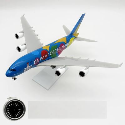 Модель самолета Emirates A380 в масштабе 1/240, окраска Dubai Expo, модель самолета, смола 30 см, коллекционные самолеты со стойкой