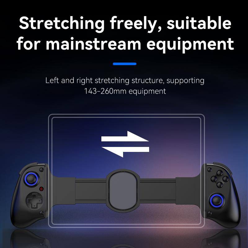 D11 Растягиваемый игровой контроллер Hall-триггеры Поддерживает Android Телефон/Switch/PC/iOS/ Стриминговый контроллер