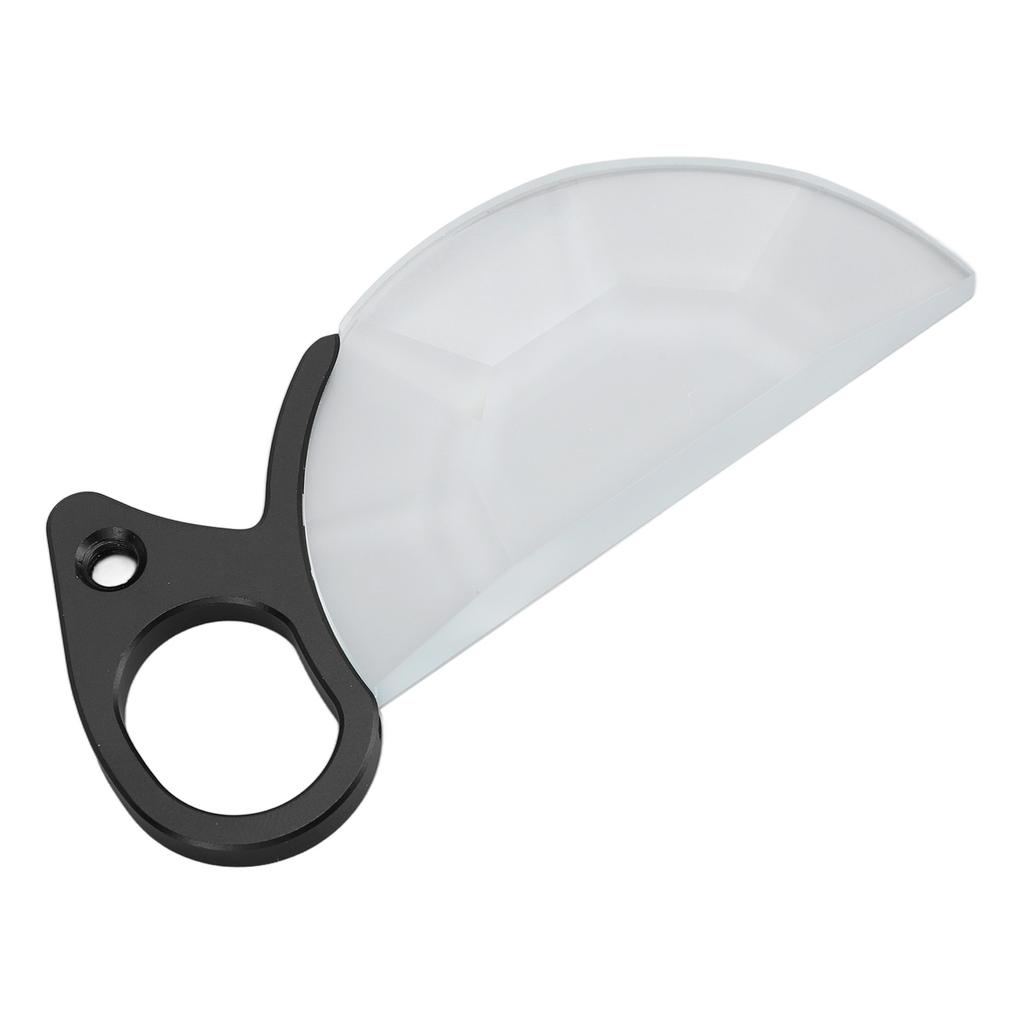 79mm Handheld Subtle Kaleidoscope Prism Semicircular Glass Filter Special Effects Filter Optical Glass Prism SLR Camera