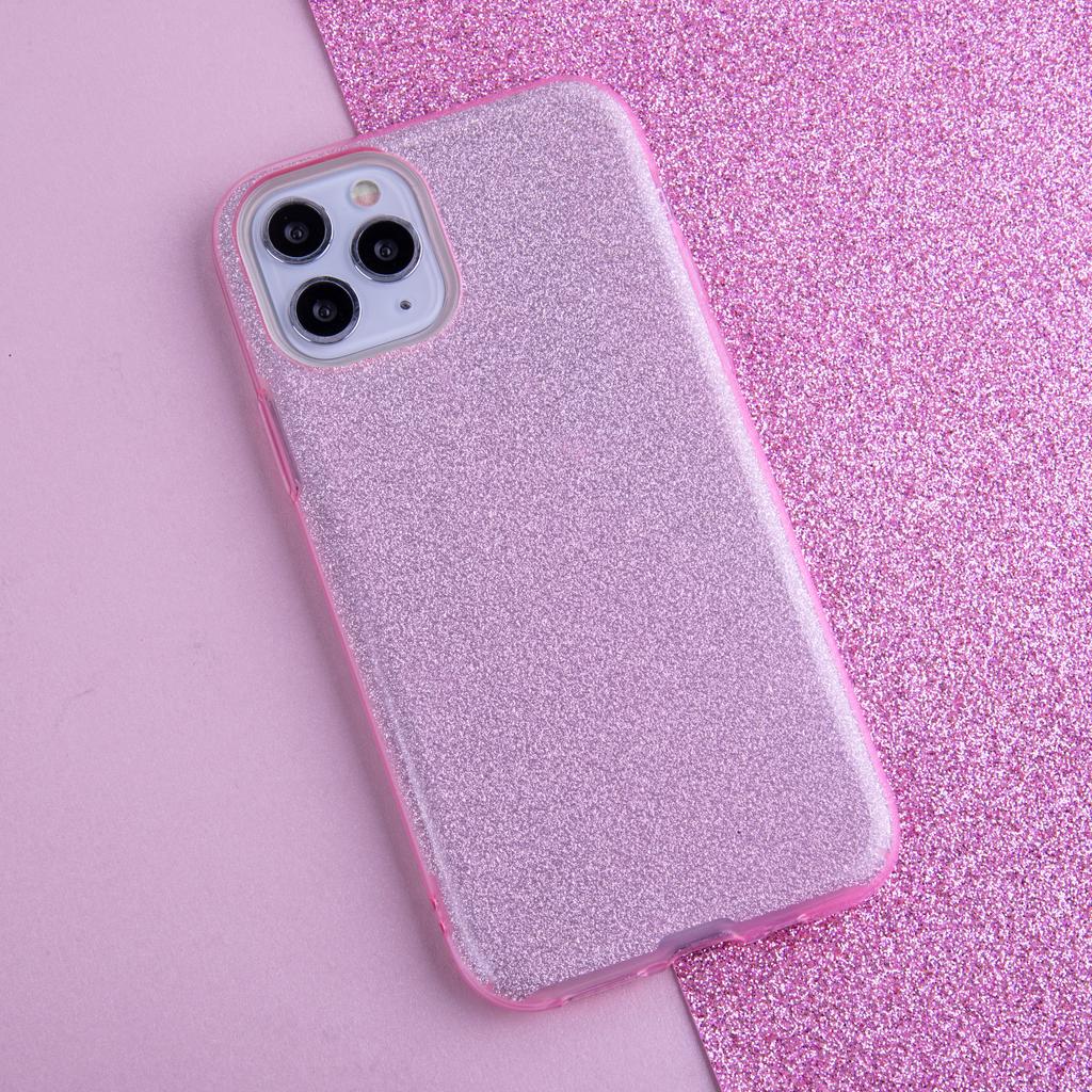 Nakładka Glitter 3W1 Do Iphone X / Xs Różowa