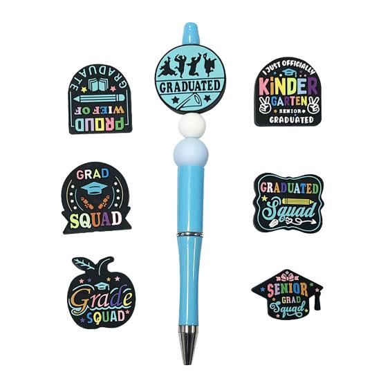 Силиконовые бусины для ручек на выпускной Силиконовые бусины на выпускной Изготовление украшений своими руками Бусины оптом для изготовления брелоков, браслетов, ожерелий