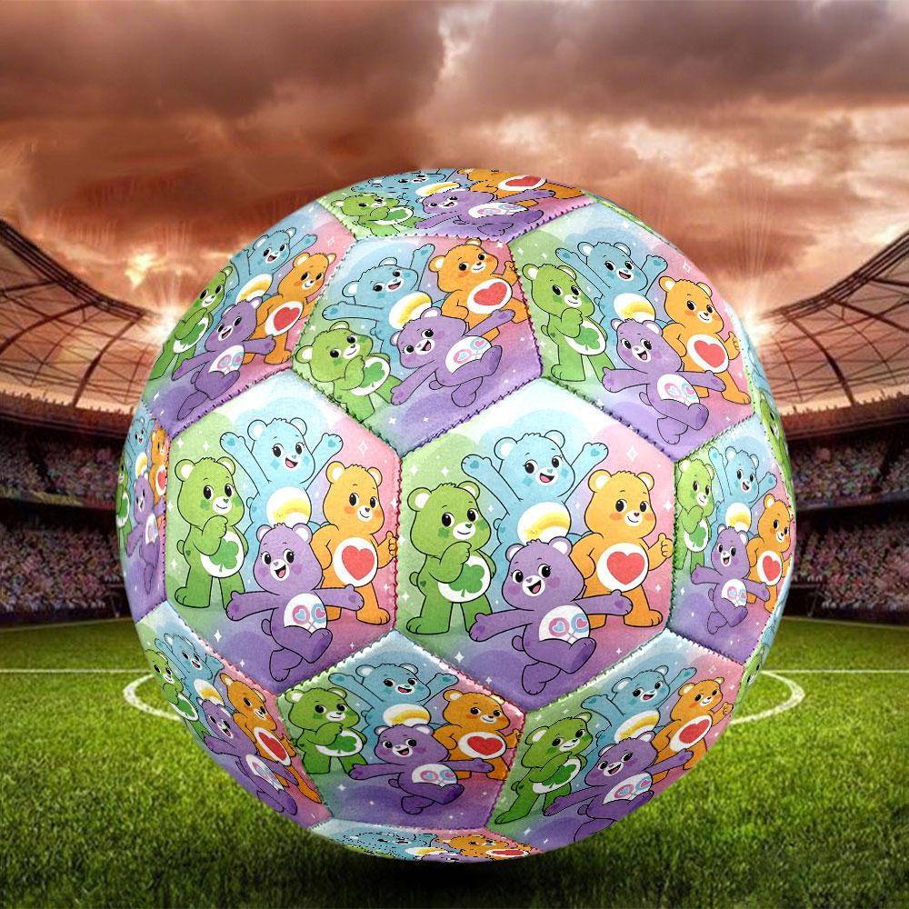 Care Bears Print Size 5 Soccer Ball, Standard Match Football for Sports Game and Team Practice, Ideal Gift for Soccer Fans