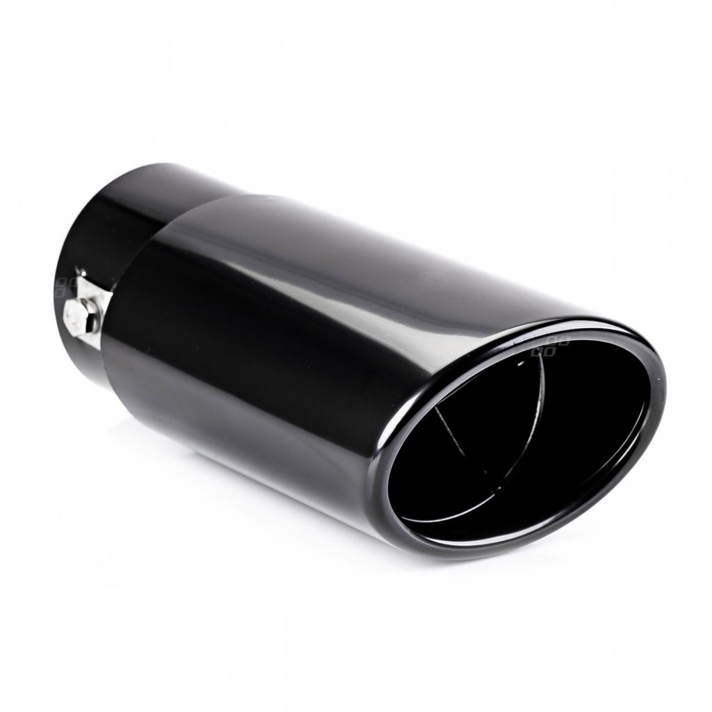 Exhaust Muffler Tip Stainless Steel Mt 020B Black Amio-02351