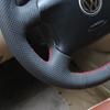 Черный чехол на руль автомобиля из искусственной кожи для Volkswagen VW Golf 4 Passat B5 Jetta Bora T4 T5 1997-2008 Seat Alhambra 2000-2010
