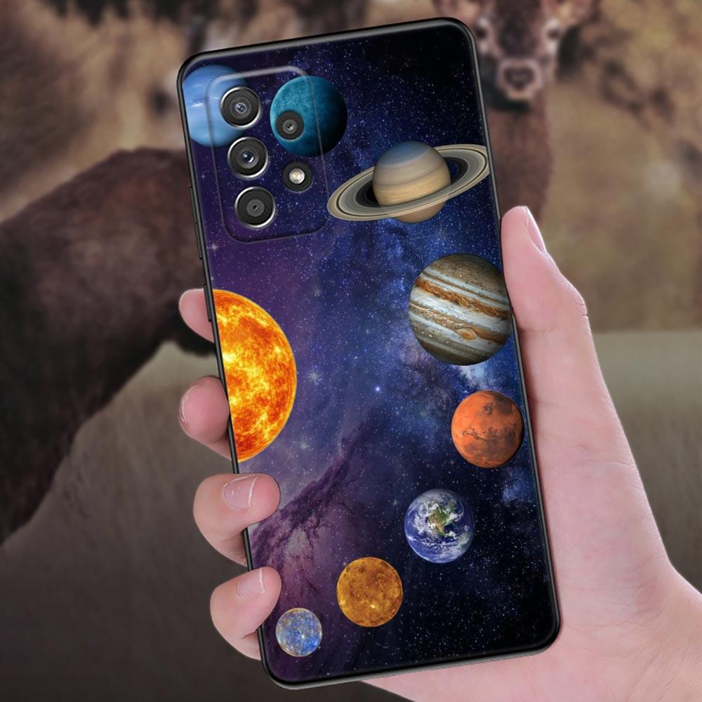 Чехол для телефона 'Небо Космос Луна Звезды Вселенная' для Samsung Galaxy A57 A56 A37 A55 A36 5G A26 A54 A52 A35 A34 A25 A17 A16 A15 A07