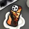 Игровой чехол GI Mavuika с волнистым краем из ТПУ для мобильного телефона iPhone 17 16 15 14 13 12 11 Air Pro Max Plus, цветной чехол