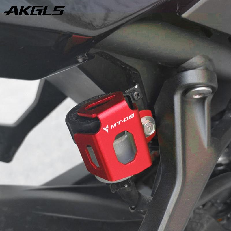 Front and Rear Brake Fluid Reservoir Caps and Rear Brake Reservoir Cover Accessories For Yamaha MT09 Mt-09 MT 09 SP