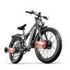Мощный электровелосипед 2000 Вт для взрослых - Shengmilo S600 Полноподвесный внедорожный горный велосипед с 26-дюймовыми толстыми шинами