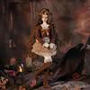 Стильный сладкий набор одежды для кукол BJD 1/3 1/4 1/6 - Хлопковый ансамбль-платье Без обуви