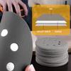 Akuoly Sandpaper Pads for 125mm Carborundum 6 8 Holes 60-Sheet Sanders, SIC, Grits 400, 600, 800, 1000, 1500, 2000, Round,