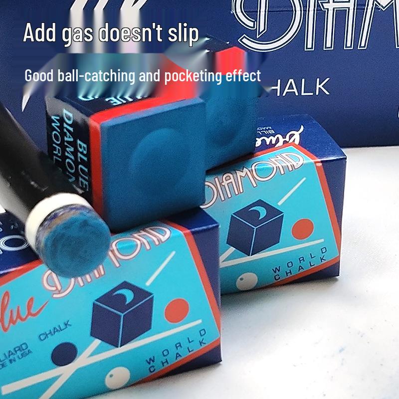 Blue Diamond Anti-Slip Billiard Cue Chalk