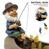 Outdoor Gnome Statue Garden Ornaments Fishing Resin Dwarf Outdoor Decoration