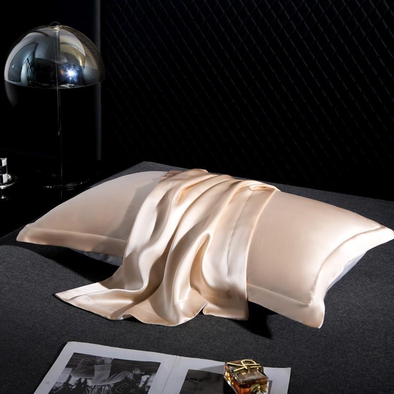 40 Momme 100% Mulberry Silk Pillowcase Set 48x74cm Luxury Sleep Comfort Bedding Sensitive Skin