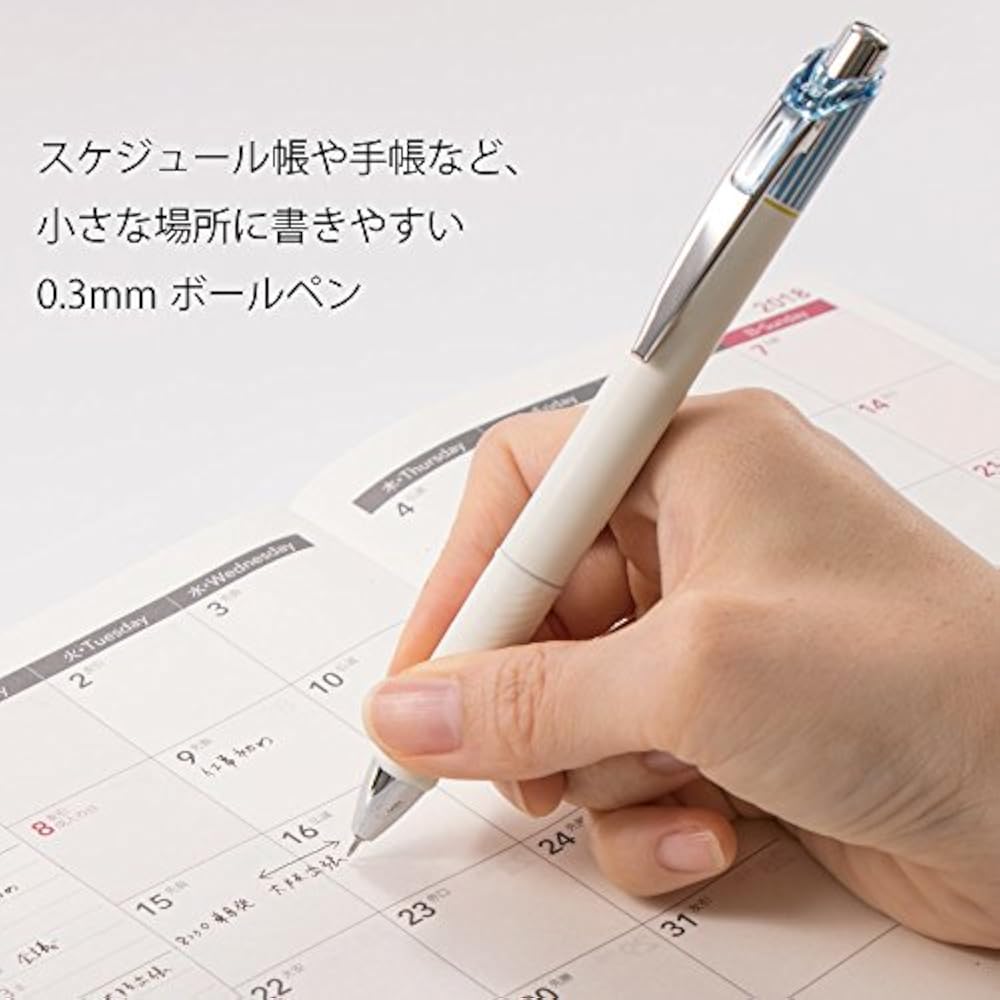 Шариковая ручка Pentel Гелевые чернила Гель Crena 0.3 мм Синий корпус Saxophone BLN73LS-A Черный 10 шт.