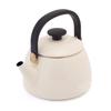 Fuji Enamel Gas and Induction Compatible Wide-Mouth Kettle, 2.5L, Vanilla,