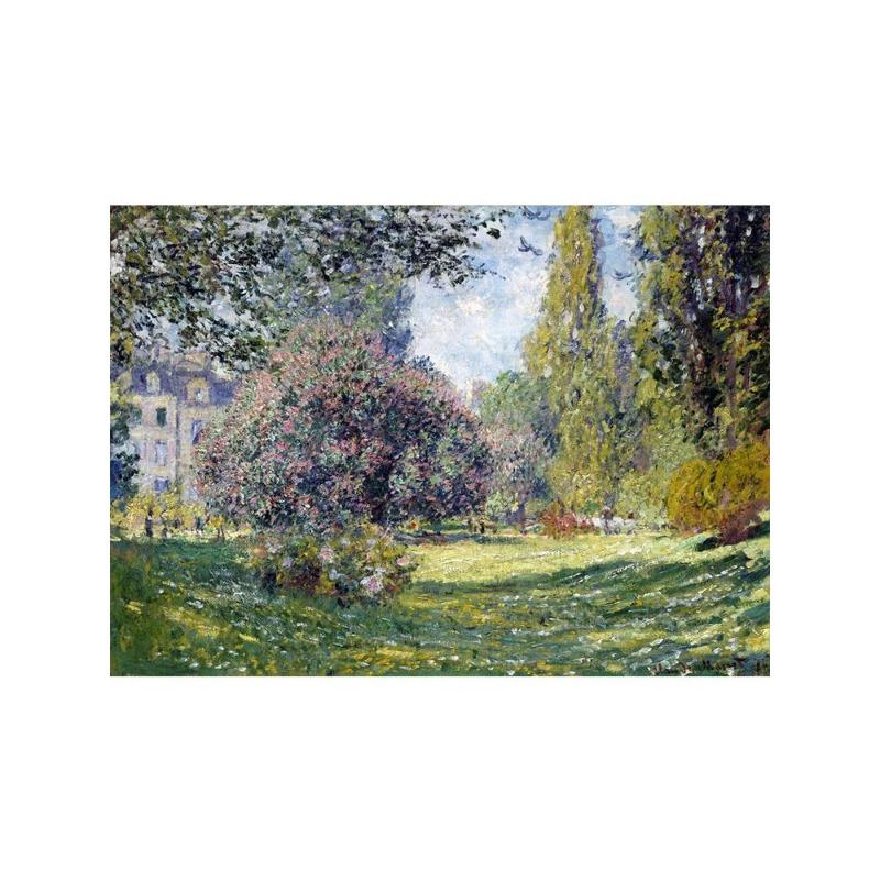 Выставка Клода Моне, художественные плакаты, холст, масляная живопись, сад, лодка, озеро, пейзаж, природный ландшафт, настенная живопись