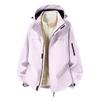 3-in-1 Outdoor Jacket Men Women Windproof Waterproof Camping Hiking Mountaineering Casual Coat