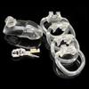 Male Chastity Cage Device Small/Standard Cock Cage with Rings Erotics Urethral Brass Lock Locking Sex Toys for Men Adults