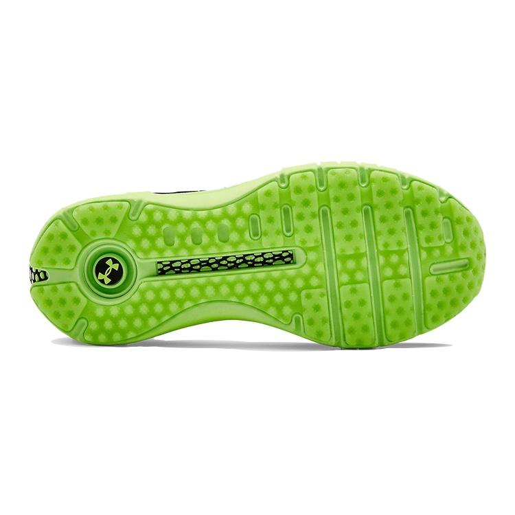 Under Armour HOVR Phantom RN Glow GS Fabric Low top Kids' Running Shoes Black Green Teenagers 3023195-001