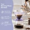 Reusable Filter Coffee Dripper 2-4 Cups Capacity Reusable Coffee Filter Cup  Cafe Restaurant