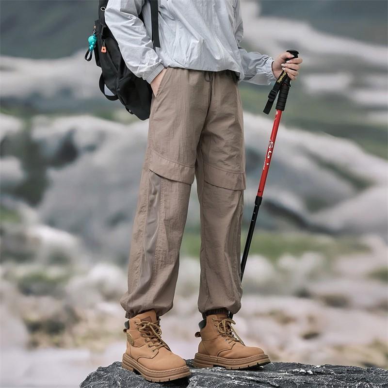 Men Women Same Outdoor Pants Windproof Waterproof Sun Protection Lightweight Casual Trousers
