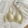 Latex seamless underwear women gather and close secondary breasts without steel rings, jelly lifting soft support anti-sagging comfortable bra cover