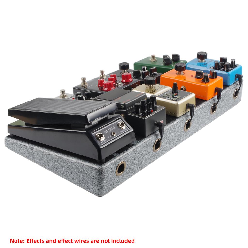 Rockhouse RPB 3 Маленький портативный педалборд для гитарных эффектов Легкий инженерный пластик с соединительными лентами