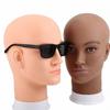 Bald Male Mannequin Head Realistic Facial Features Wig Display Head  Cosmetology Training