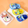 Детская садовая обувь, милые пляжные сандалии с героями мультфильмов, летние тапочки для малышей, высококачественные мягкие детские тапочки для улицы, тапочки-перевертыши