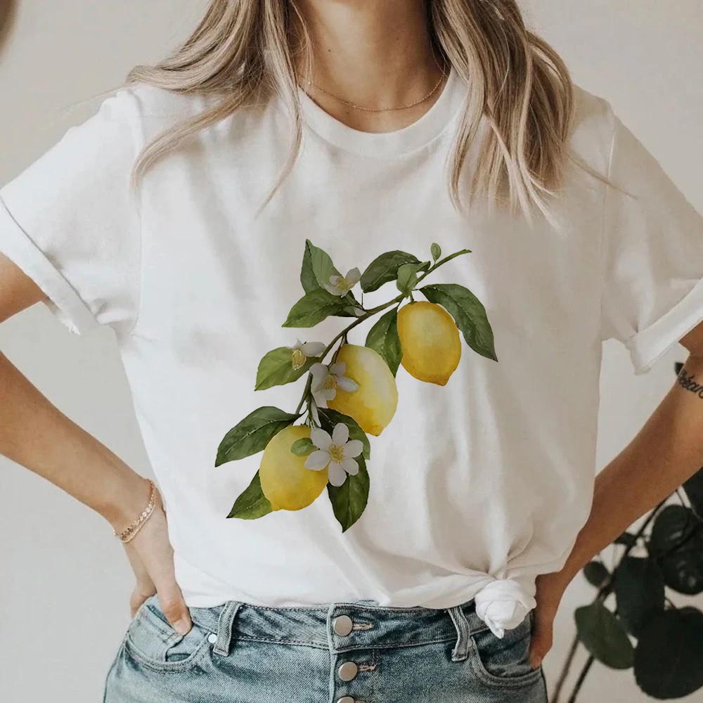 Ретро Футболка с лимончелло La Dolce Vita Лимонная Футболка Футболка из Италии Короткая Женская Футболка Летняя Повседневная Футболка Эстетичная Лимонная Одежда