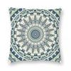 Boho Tribal Mandala Square Pillowcase Polyester Linen Velvet Printed Zip Decorative Home Cushion Cover