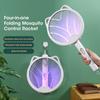 Electric Mosquito Racket Mosquito Killer Lamp USB Foldable Mosquito Repellent Lamp Swatter Fly Swatter UV Light Bug Zapper