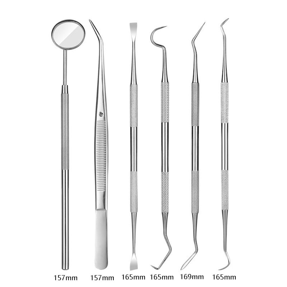 Tartar Scraper Teeth Cleaning Tools Mouth Mirror Plaque Remover Dental Calculus Remover  Dentist