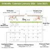 2026 Wall Calendar - 2026 Calendar Runs from January 2026 to December 2026, 8.5" x 11", Floral Calendar for Wall or Desk, Feminine Design for Office,