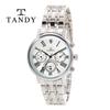 [Tandy] металлические часы с бриллиантами DIA-3605, популярные корейские часы