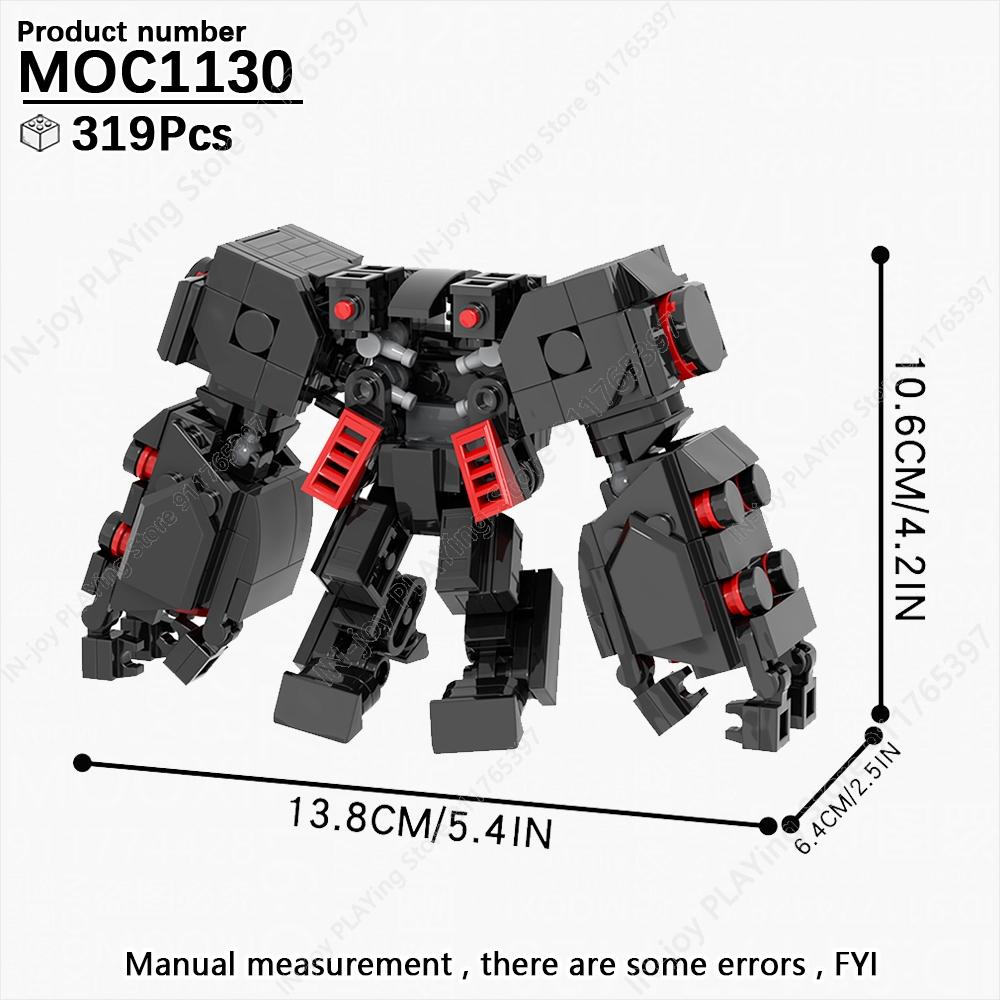 MOOXI Модель Робота Меха Танка из Фильма и Игры MOC Кирпичи Творческий DIY Сборные Строительные Блоки Совместимые с Игрушками из Коллекции Фигурок