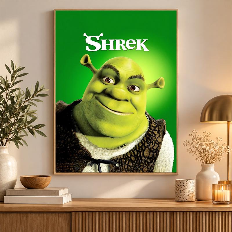 Shrek Diamond Painting Kit 5D Full Drill DIY Diamond Mosaic Wall Art Home Decor