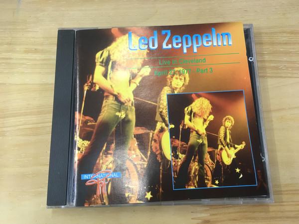 CD LED ZEPPELIN Записано вживую в Кливленде 27 апреля INP038 International P 1994 Не Япония Рок Б/у