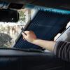 Автомобильный солнцезащитный козырек Изоляция Солнцезащитный козырек Для автомобиля Автоматический телескопический складной солнцезащитный козырек Передний блок Бытовые жалюзи