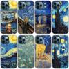Чехол для телефона Van Gogh Starry Sky Art для Apple iPhone 14 13 12 Mini 11 Pro Max 7 8 XR X XS 7 8 Plus SE 2020 2022, черный чехол