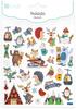 Decorative Stickers Winter Sports Animals Winter 32 Pieces