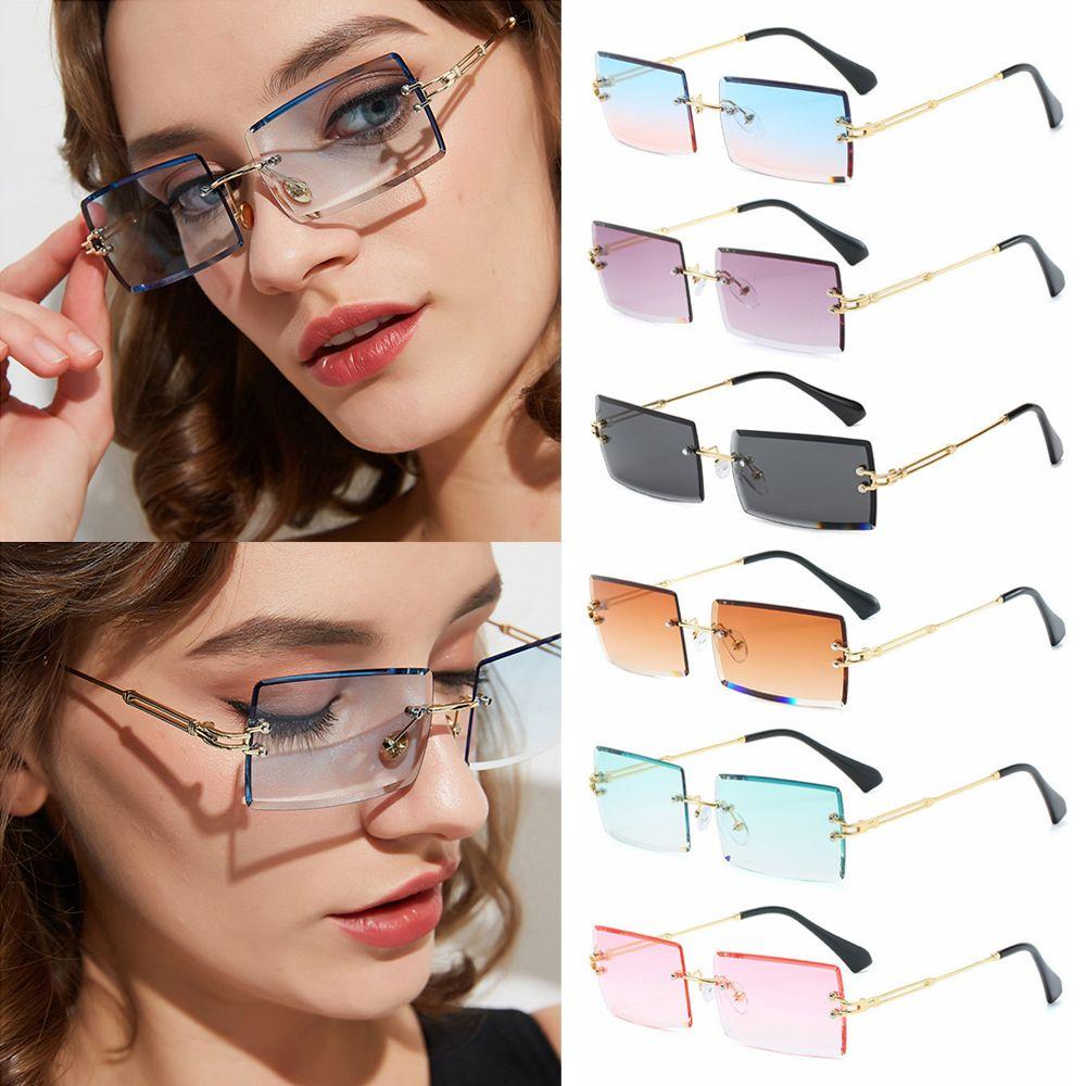 2020 Trendy UV400 Summer Eyewear Rectangle Sun Glasses Square Sunglasses Shades Fashion Sunglasses