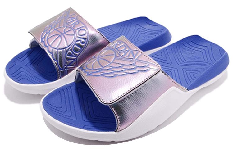 Шлепанцы Air Jordan Hydro 7 'Wings Grey Royal' Gs AA2516-007