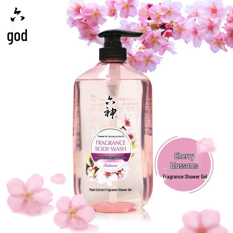 Liu Shen Romantic Cherry Blossom Body Wash 405ml