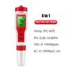 PH Meter 4-in-1 PH/TDS/EC/Temp Meter Digital Water Quality Monitor with Backlight For Drinking Water, Aquariums, Etc.