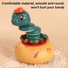 Electric Twisting Snake Toy with Lights Music Auto Obstacle Avoidance USB Rechargeable Toddlers Boys Girls Educational Cloth Bag Snake Car Toy