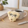 Плюшевая подвеска для сумки, игрушка-животное с шариковой цепочкой, мультяшная собака, кошка, маленькое украшение, брелок-подвеска, набитый шарм для рюкзака и сумок